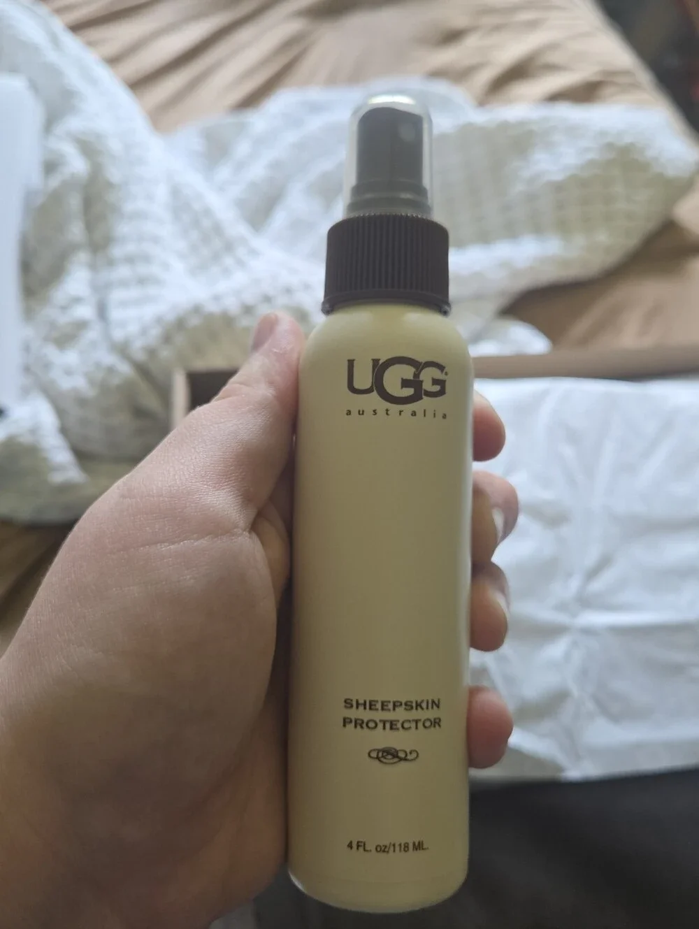 UGG Sheepskin Tall Gray Boot- Protector Spray Included